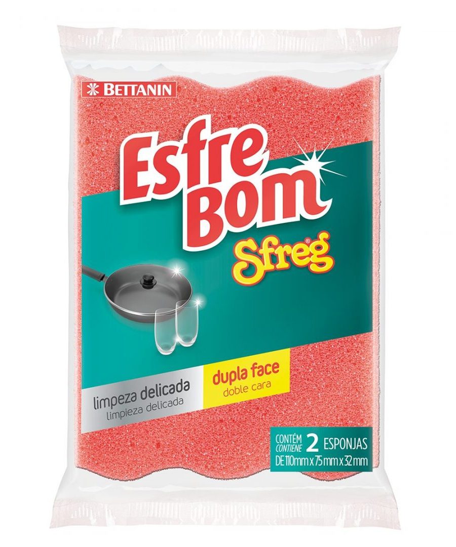 Esponja Dupla Face SFREG 15×10×3,4cm