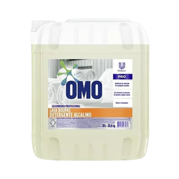 Unilever Omo Detergente Líquido Alcalino 20L