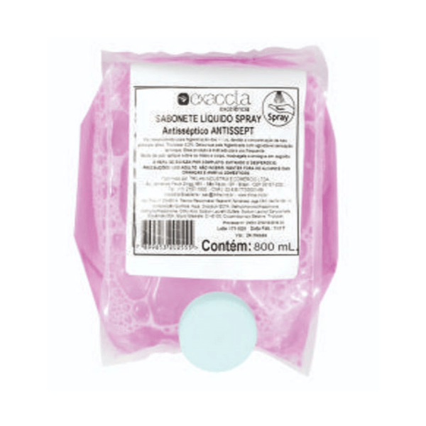 Sabonete Spray Antisséptico Refil Exaccta