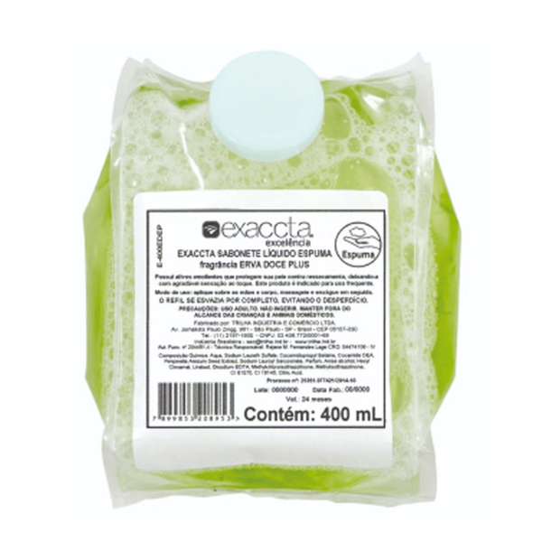 Sabonete Espuma Refil Exaccta