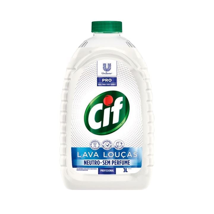 Omo Cif Lava-Louças Detergente Líquido 3L