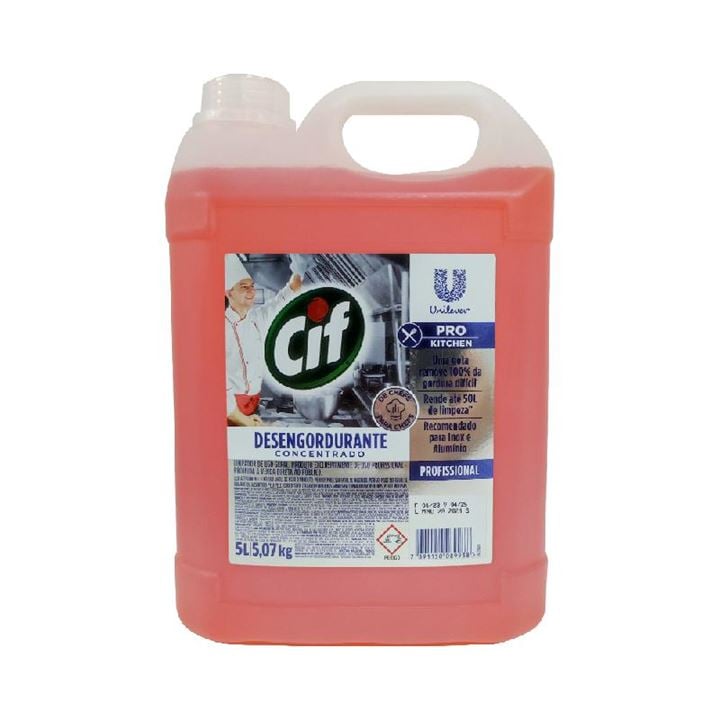 Desengordurante Concentrado Limpador Líquido Cif 5L