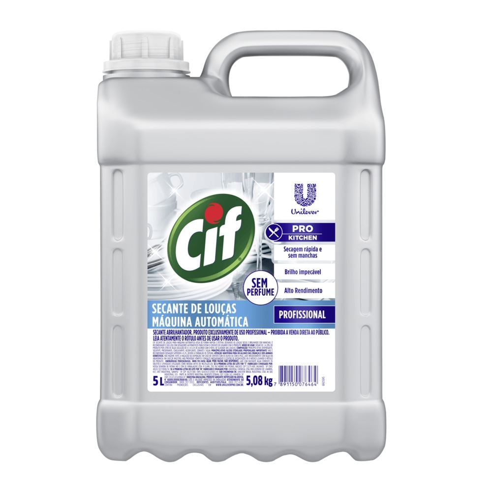 Omo Cif Secante Para Máquina Automática 5L