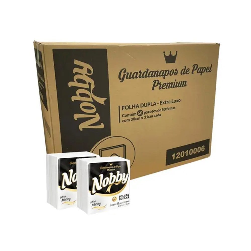 IPEL Guardanapo de Mesa Nobby Folha Dupla 30×31cm