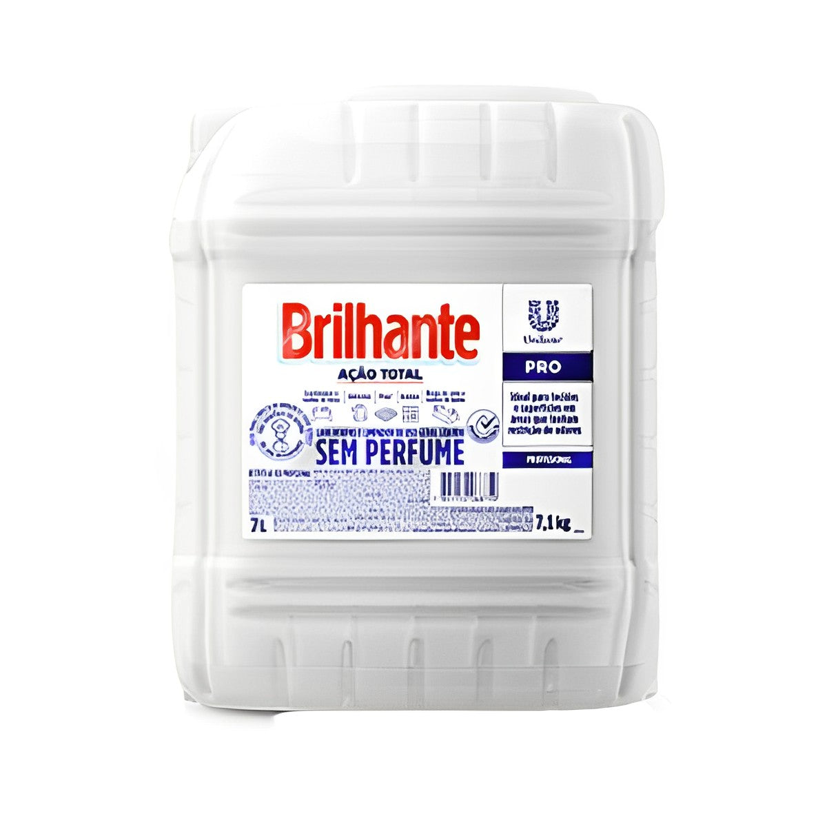 Detergente Líquido Sem Perfume Omo Brilhante 7L
