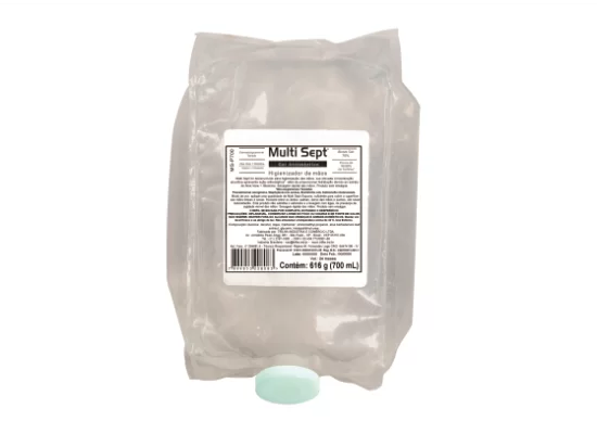 Refil Alcool Gel Multi Sept Antisséptico Exaccta