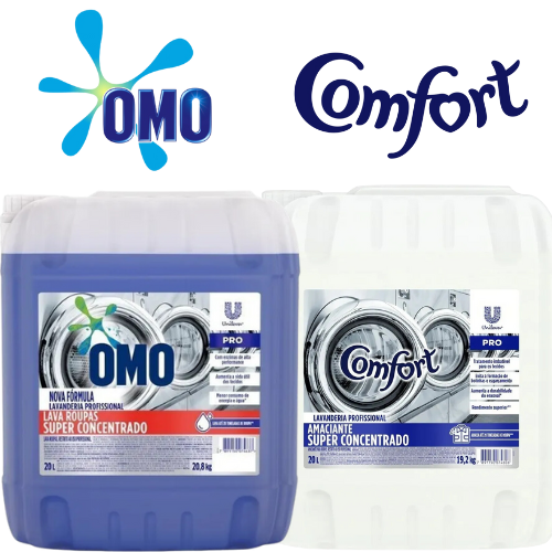 Kit Omo e Comfort Super Concentrados