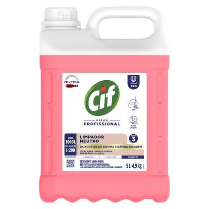 CIF Limpador de Pisos Neutro 5L – Unilever