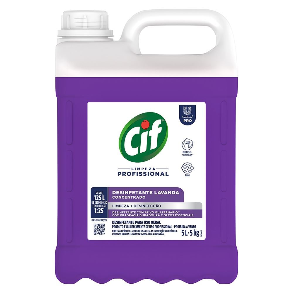 CIF Desinfetante Concentrado Lavanda 5L