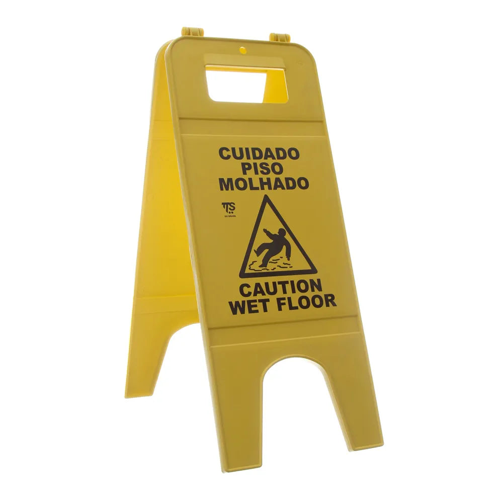 Placa Sinalizadora Simples “Piso Molhado” – TTS