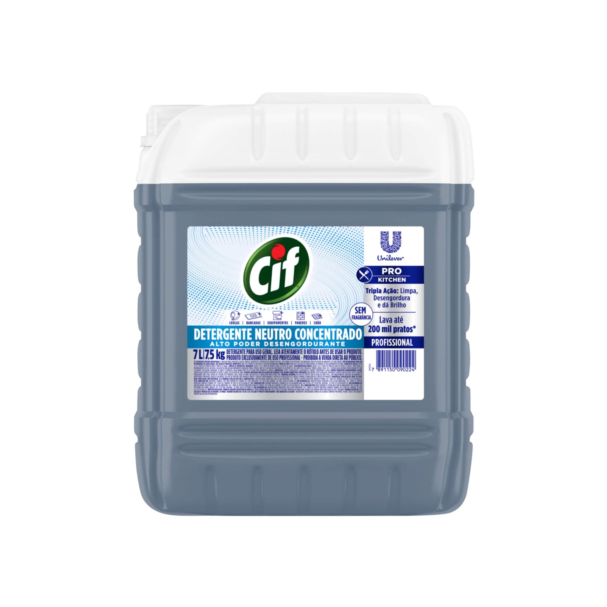 Detergente Líquido Neutro Concentrado Cif 7L