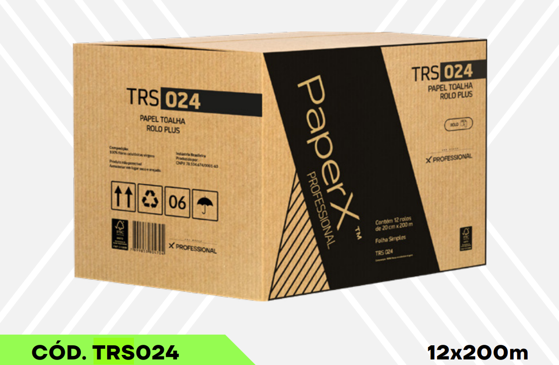 PaperX Papel Toalha Folha Simples