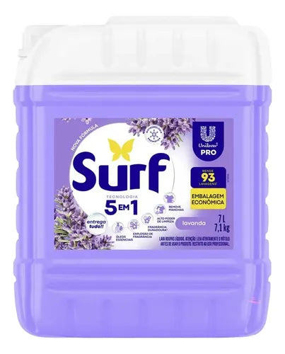 Detergente Líquido Surf Lavanda 7L – Unilever