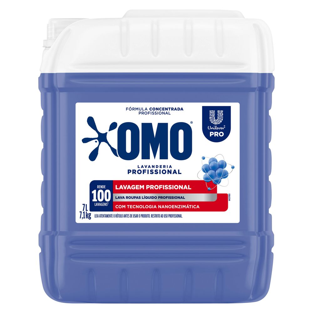 Omo Professional OMO Pro Detergente Líquido 7L – Higiepro