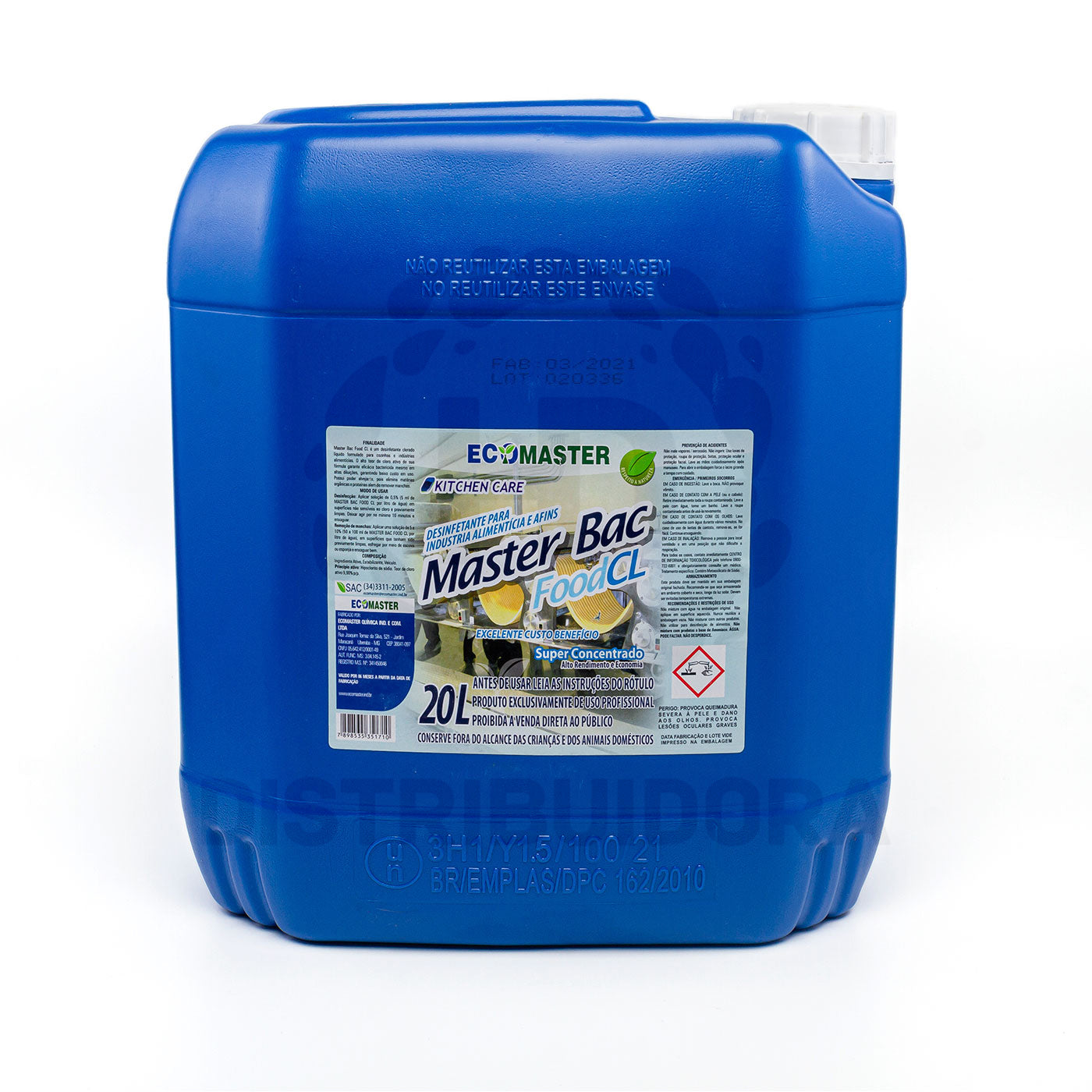 Desinfetante Master Bac Food CL