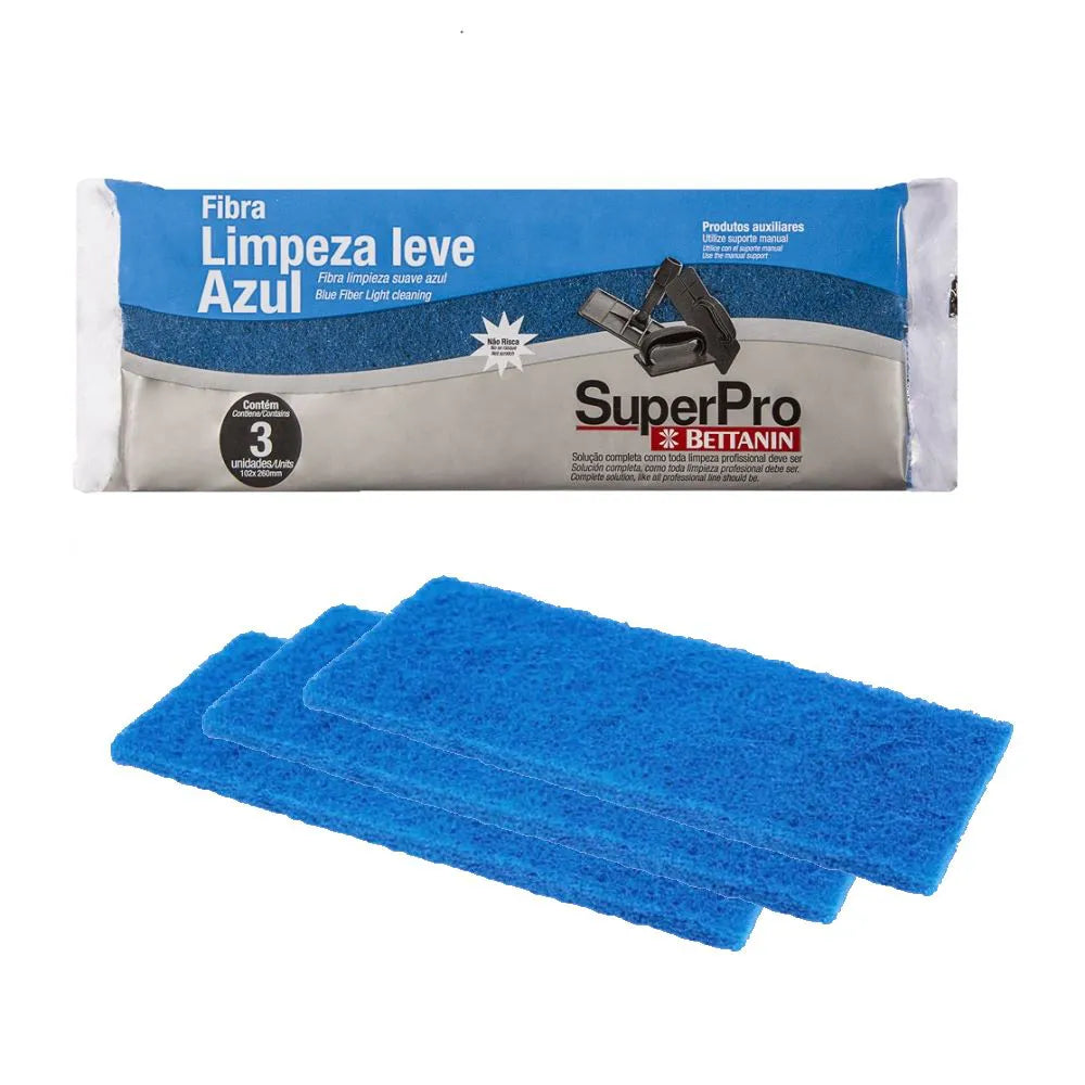 Superpro Fibra Limpeza Leve C/3 Un