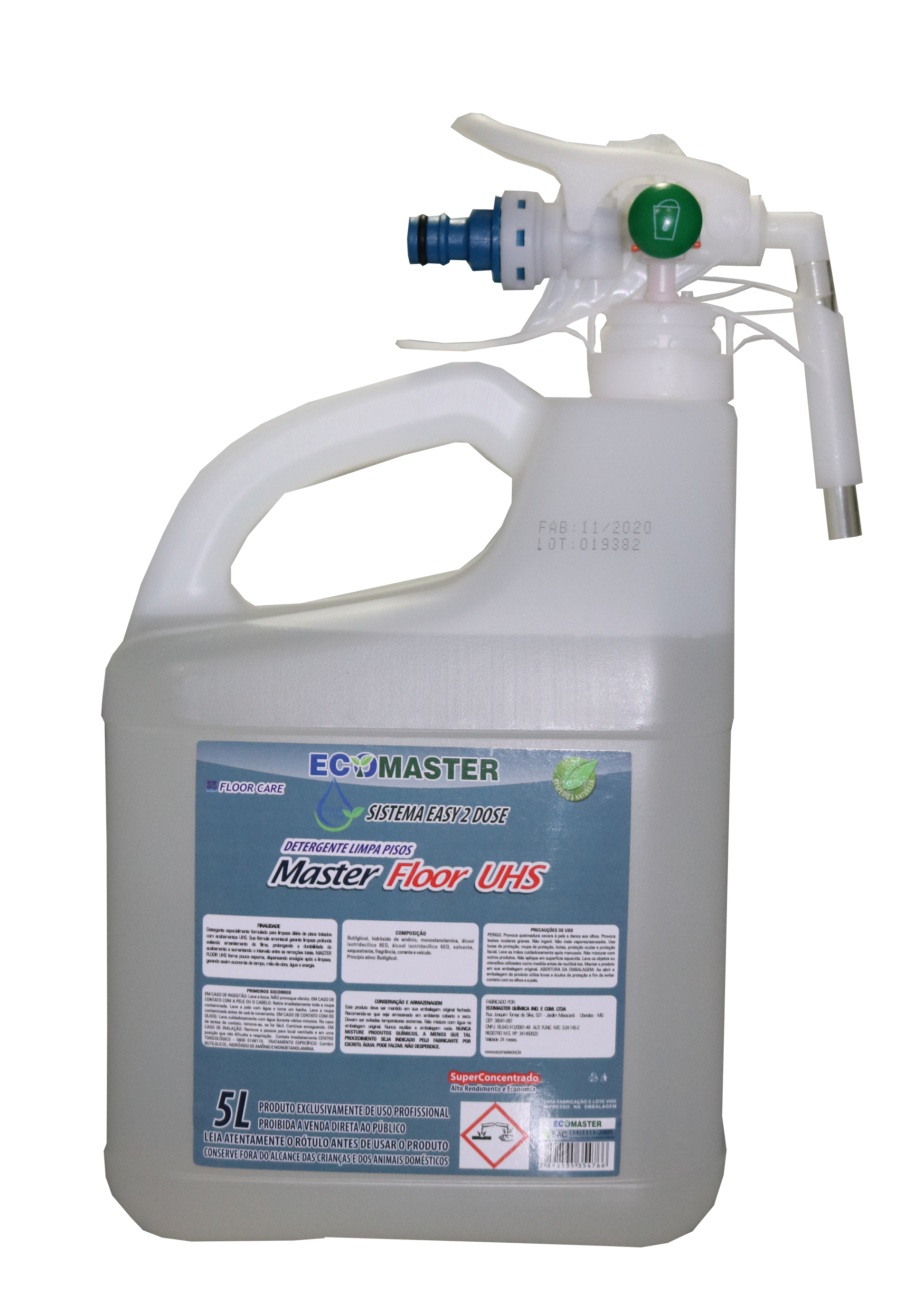 Master Floor UHS Easy 2 Dose 5 Litros