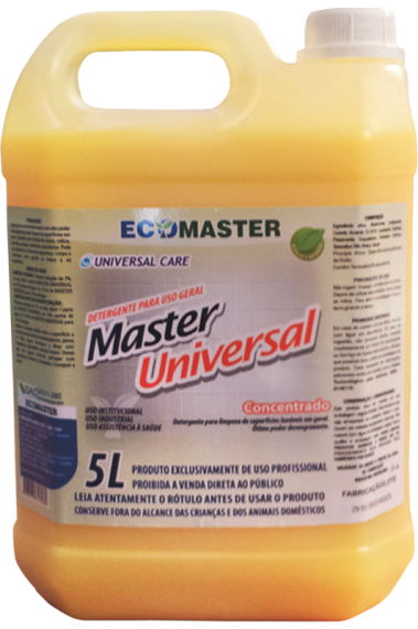 Detergente Neutro Desengraxante Master Universal 5L