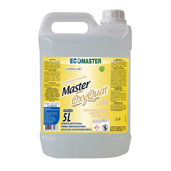 Desinfetante de Uso Geral Master OxyQuat 5L