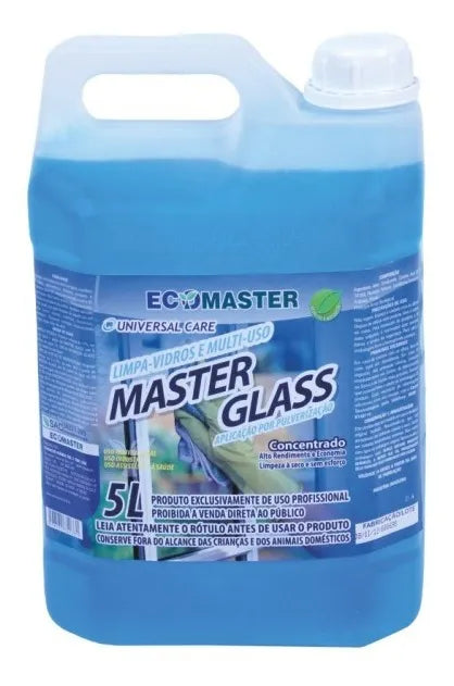 Detergente Limpa Vidros Master Glass 5L