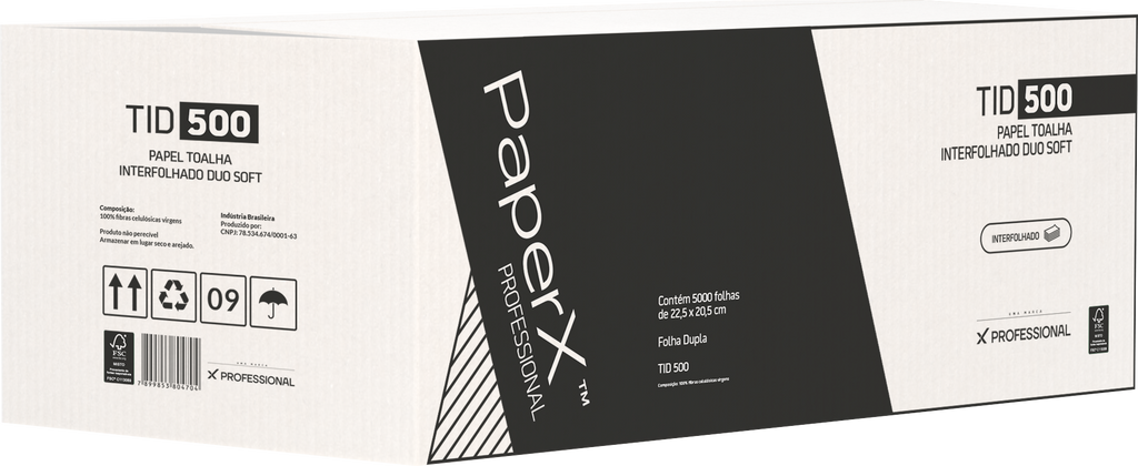 Papel Toalha Interfolhado PaperX