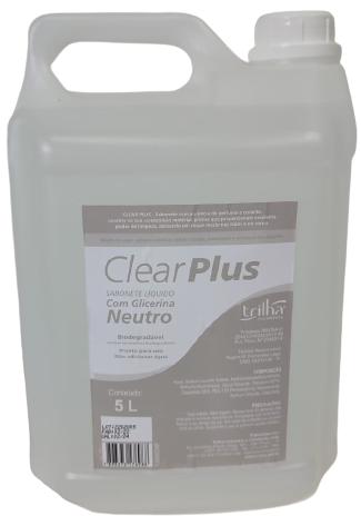 Sabonete Líquido Neutro Clear Plus 5L Exaccta