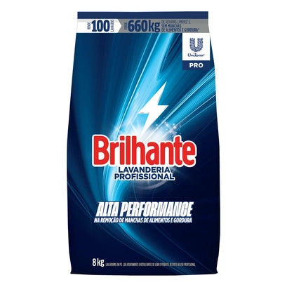 Unilever Brilhante Det. Po Lavanderia 8 kg