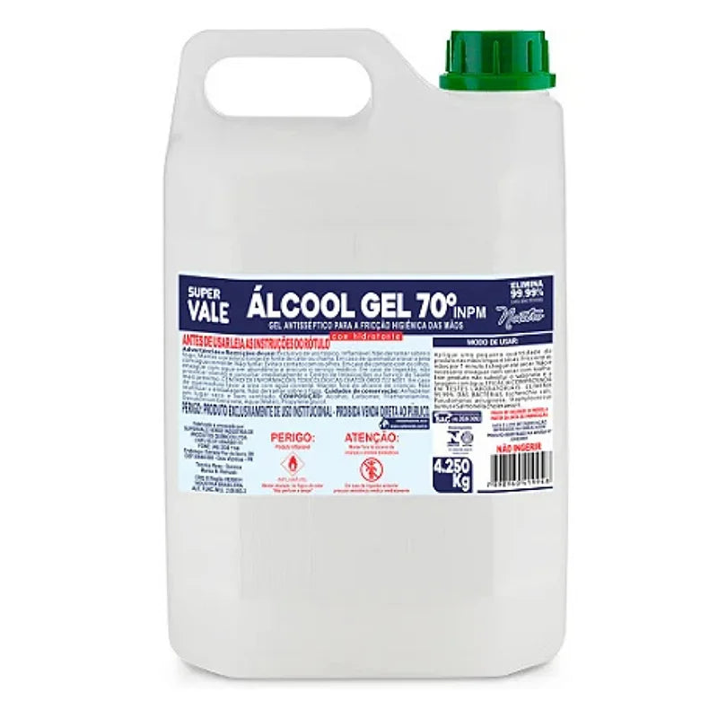 Álcool Gel 70% Super Vale 5L