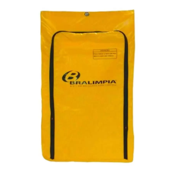 Bra Limpia Saco Amarelo Para Carro Funcional Com Gravação