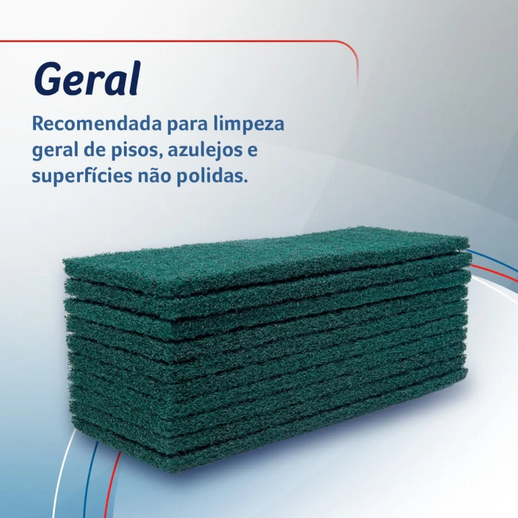 Fibra de Limpeza Multiuso Uso Geral com 10 Unidades Perfect