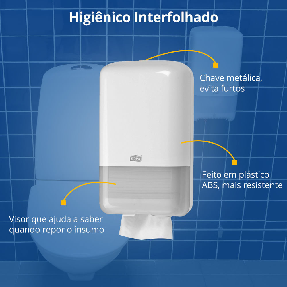 Tork Papel Higiênico Interfolhado