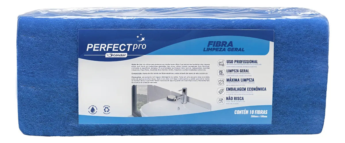 Fibra Limpeza Multiuso Uso Geral Bucha Perfect 10 Un