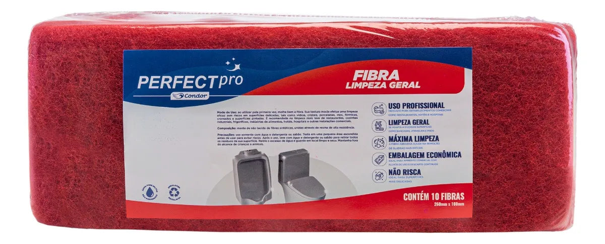 Fibra Limpeza Multiuso Uso Geral Bucha Perfect 10 Un