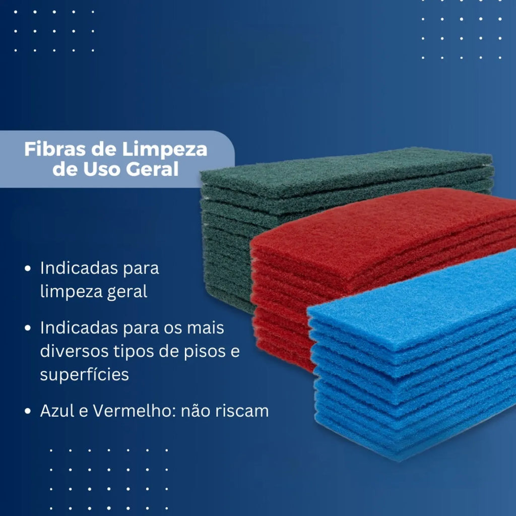 Fibra de Limpeza Multiuso Uso Geral com 10 Unidades Perfect