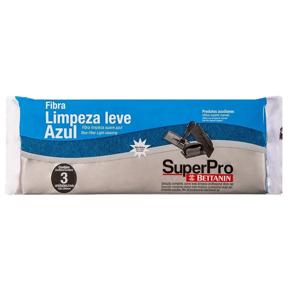 Superpro Fibra Limpeza Leve C/3 Un