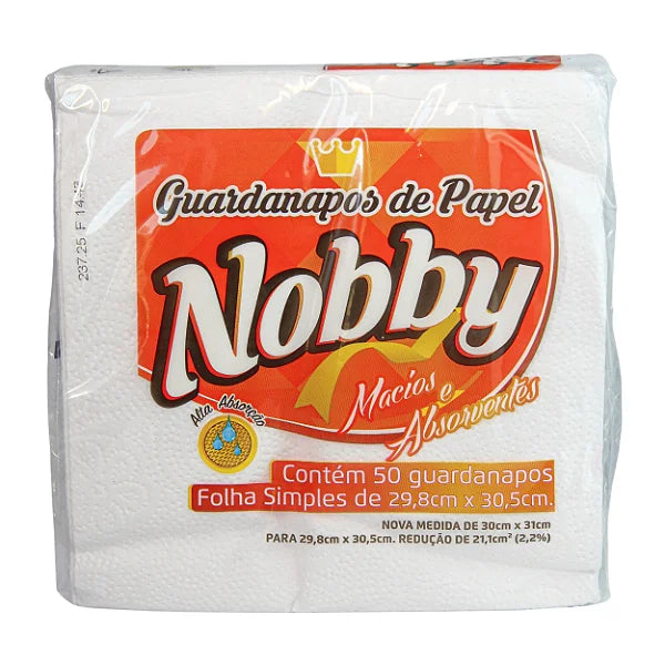 Guardanapo de Mesa Folha Simples Nobby Ipel 30x31 cm