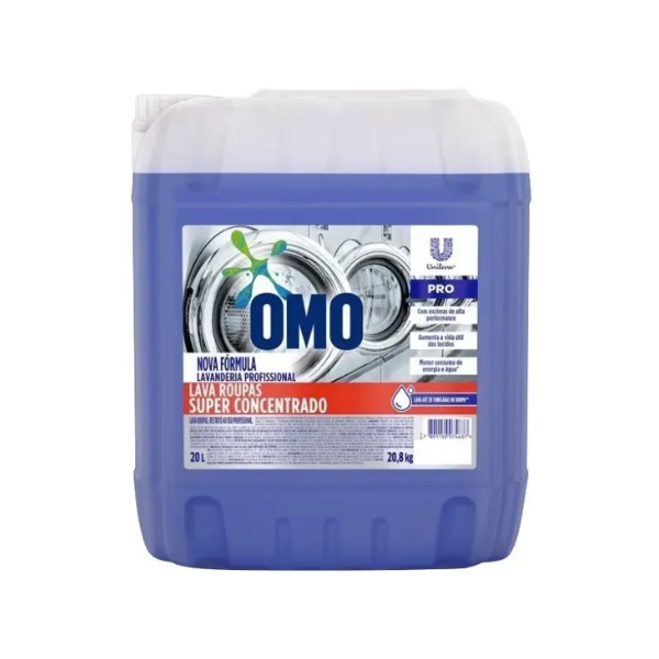 Unilever Omo Detergente Super Concentrado Lavanderia 20L