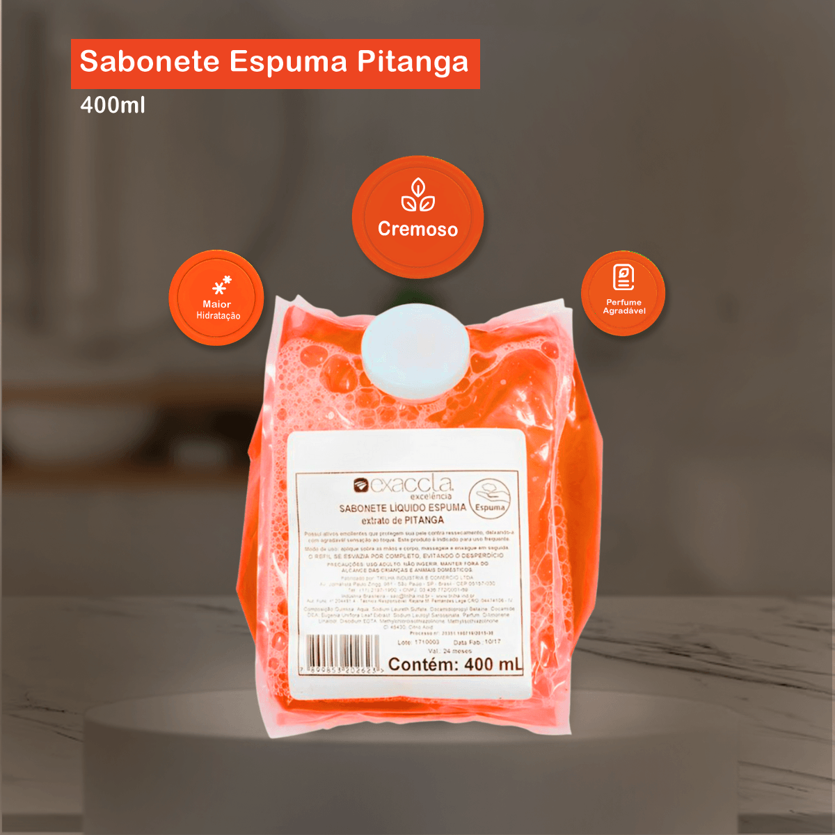 Sabonete Espuma Refil Exaccta