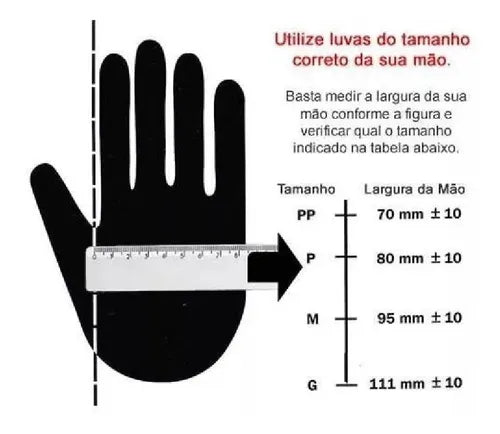 Luva Procedimento com Pó Supermax