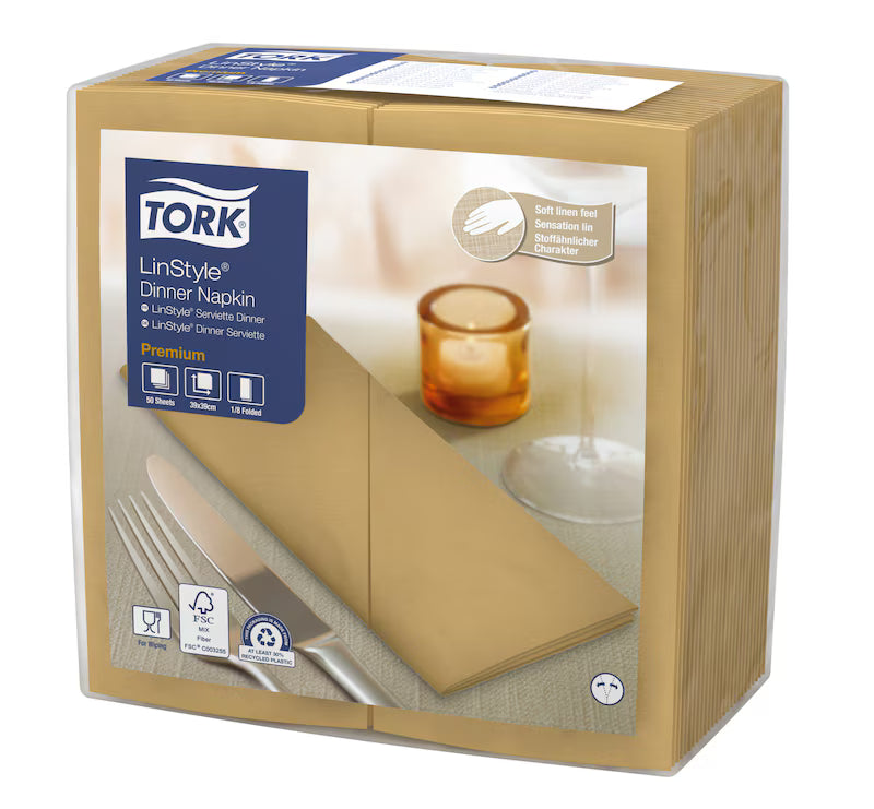 Guardanapo Linstyle Dinner Napkin 1/8 Folded Tork 50 Un