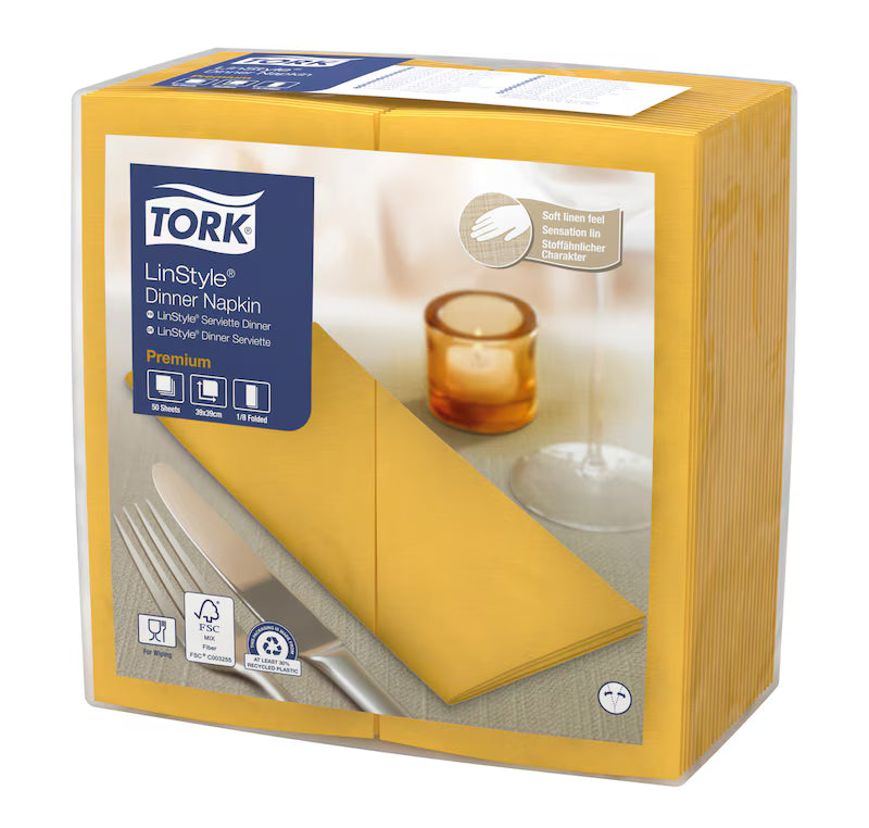 Guardanapo Linstyle Dinner Napkin 1/8 Folded Tork 50 Un