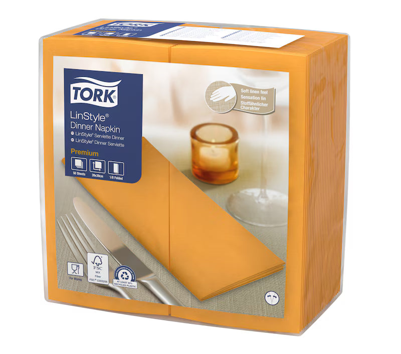 Guardanapo Linstyle Dinner Napkin 1/8 Folded Tork 50 Un
